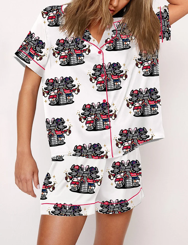 Women's Florida Panthers 2025 Stanley Cup Champions Pajama Set