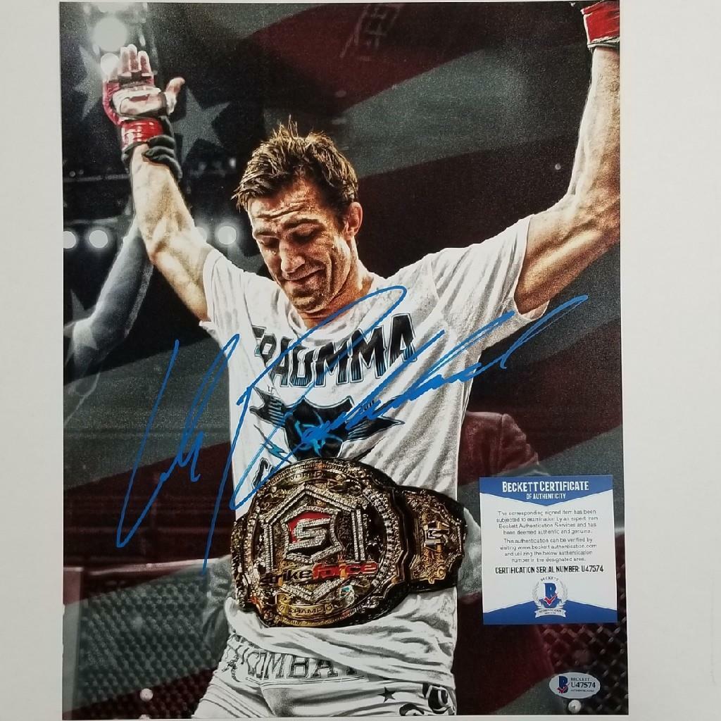 Luke Rockhold signed 11x14 Photo Poster painting UFC MMA Autograph (A) ~ Beckett BAS COA