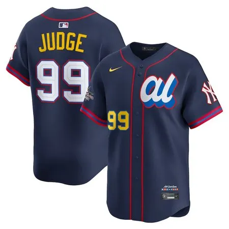 Youth American League #99 Aaron Judge  Navy 2025 All-Star Edition Limited Player Jersey