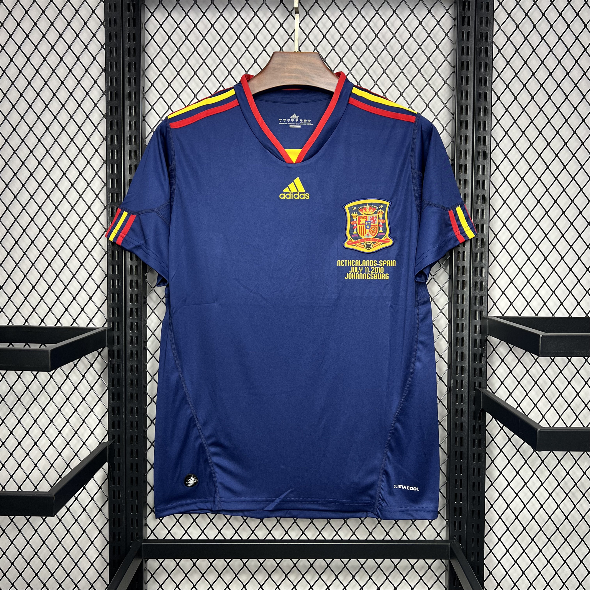 Retro Spain 2010 Away Stadium Jersey
