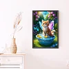 Diamond Painting-DIY Full Round Drill Wings Cat(40x60cm)
