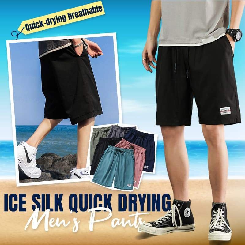 Ice Silk Quick Drying Men\'s Pants
