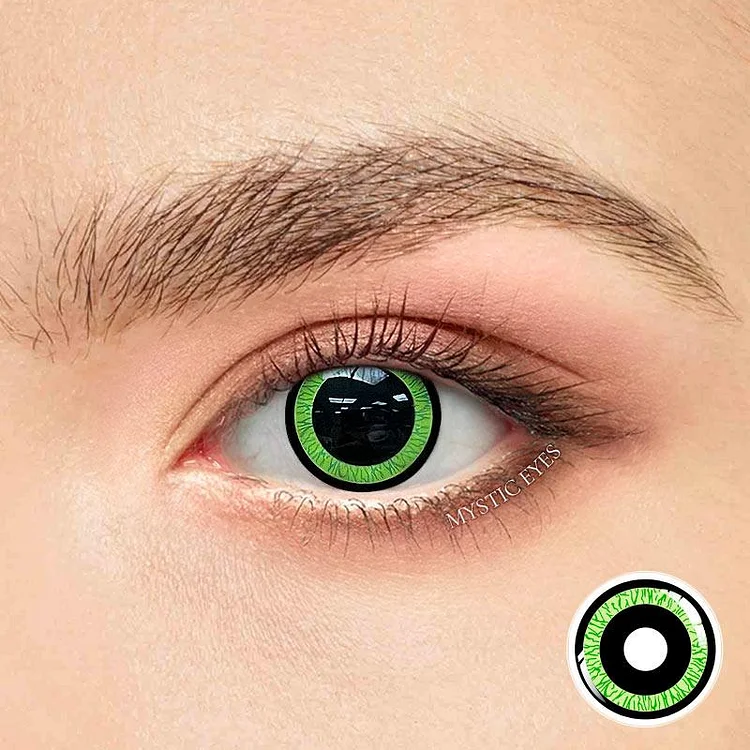 Eagle Nebula Green Contact Lenses