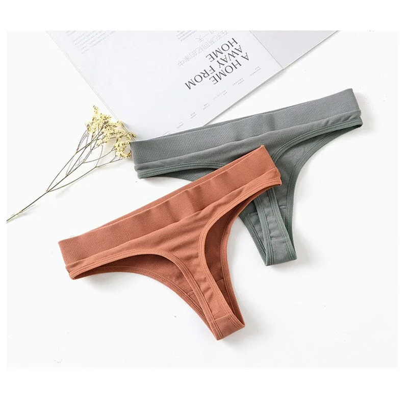 Women's Sexy Thong Panties Ladies Thong Thong Seamless Panties Comfortable High Waist Panties Ladies Panties Women Thongs
