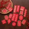 18PCS CNY Blessing Plants Hanging Paper Decors