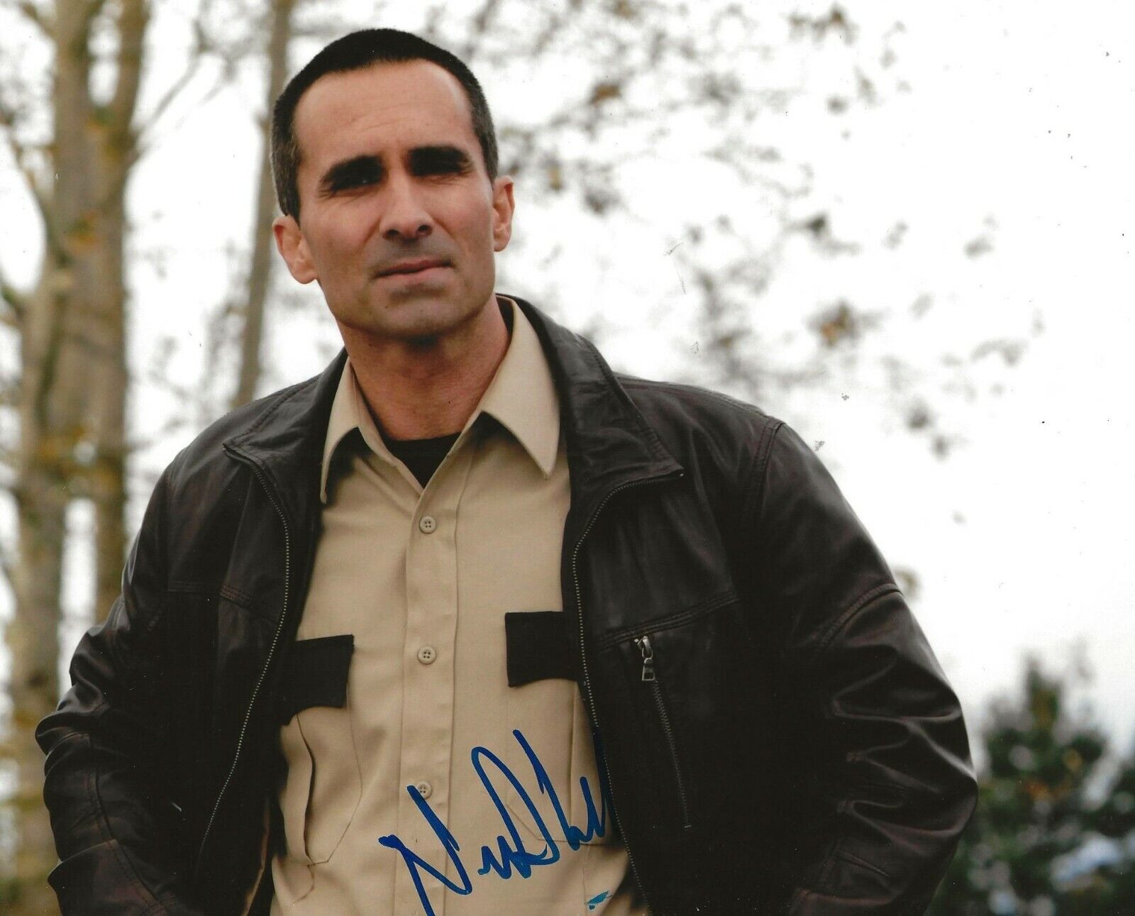 Nestor Carbonell signed Bates Motel 8x10 Photo Poster painting autographed Alex Romero 3