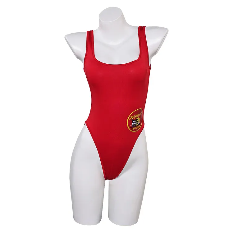 Baywatch (2024) C.J. Parker Red Swimsuit Cosplay Costume Outfits Beach Wear Halloween Carnival Suit