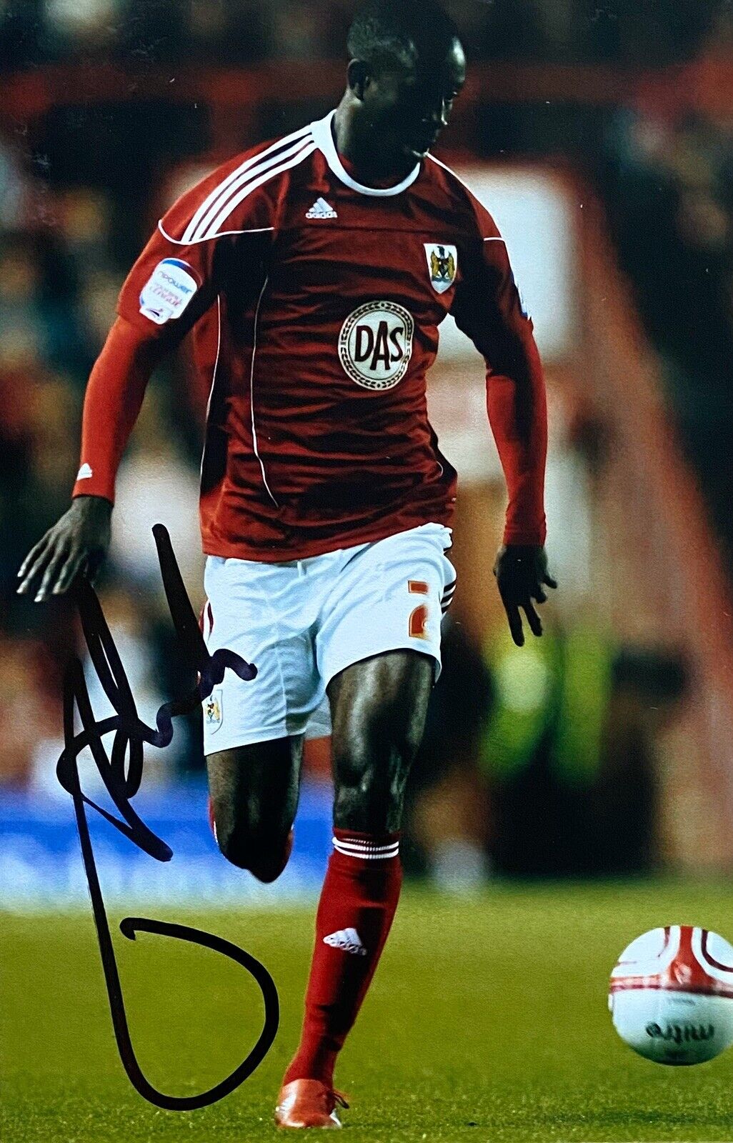 Albert Adomah Genuine Hand Signed 6X4 Photo Poster painting - Bristol City 2