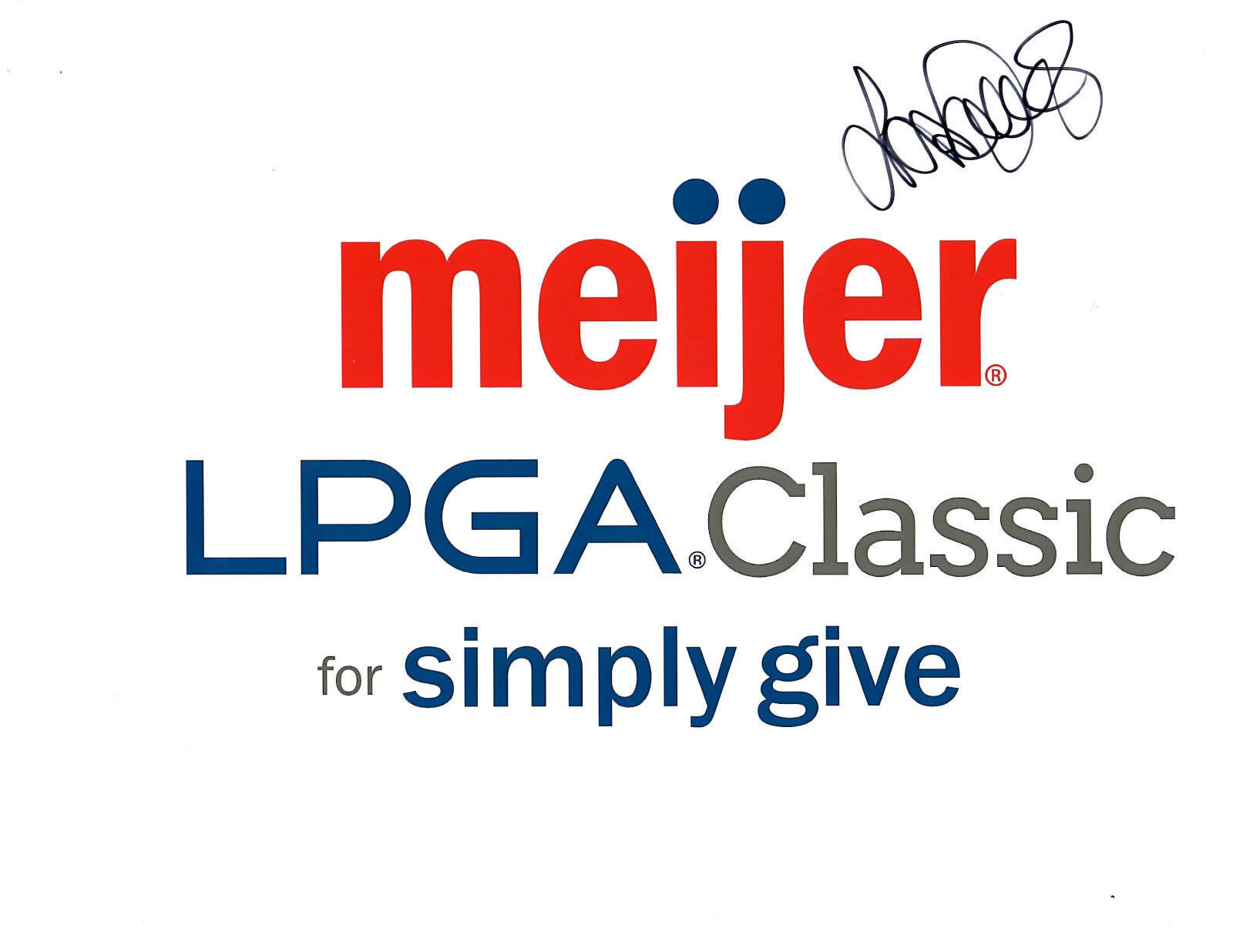 Laura Davies Meijer LPGA hand signed autographed 8x10 golf Photo Poster painting Hall of Fame