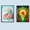 2Pcs Diamond Painting -DIY Round Drill Roses and Bouquets