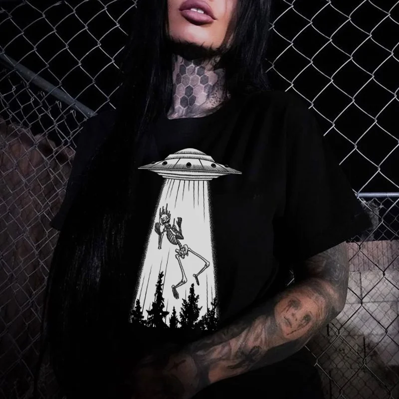 Bones UFO Printed Women's T-shirt -  
