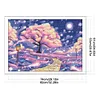 Under Cherry Trees-11CT Stamped Cross Stitch 81*62cm/31.89*24.41in(Big Size) tapestrymarket