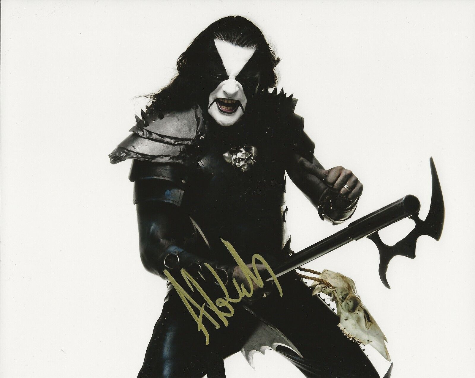 Abbath Doom Occulta REAL hand SIGNED Photo Poster painting #3 COA Autographed