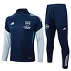 25/26 Arsenal Royal Blue long zipper  Training Jacket Set