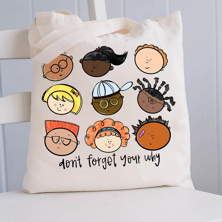 Pupiloves  Don't Forget Your Why Tote Bag
