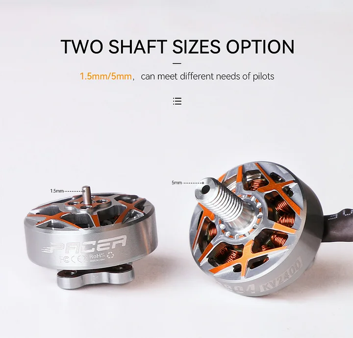 TMOTOR New Pacer P1804 3 3.5 4 inch FPV Drone Freestyle Motor