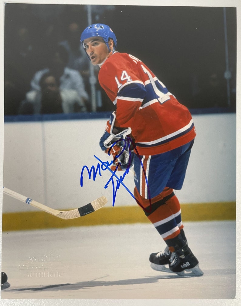 Mario Tremblay Signed Autographed Glossy 8x10 Photo Poster painting Montreal Canadiens - COA Matching Holograms