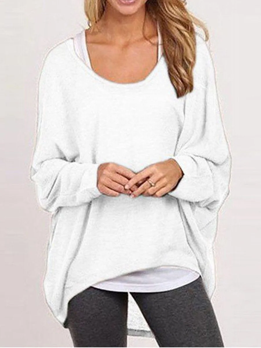 Loose Tshirt Multiple colors Casual Knitting Sweater