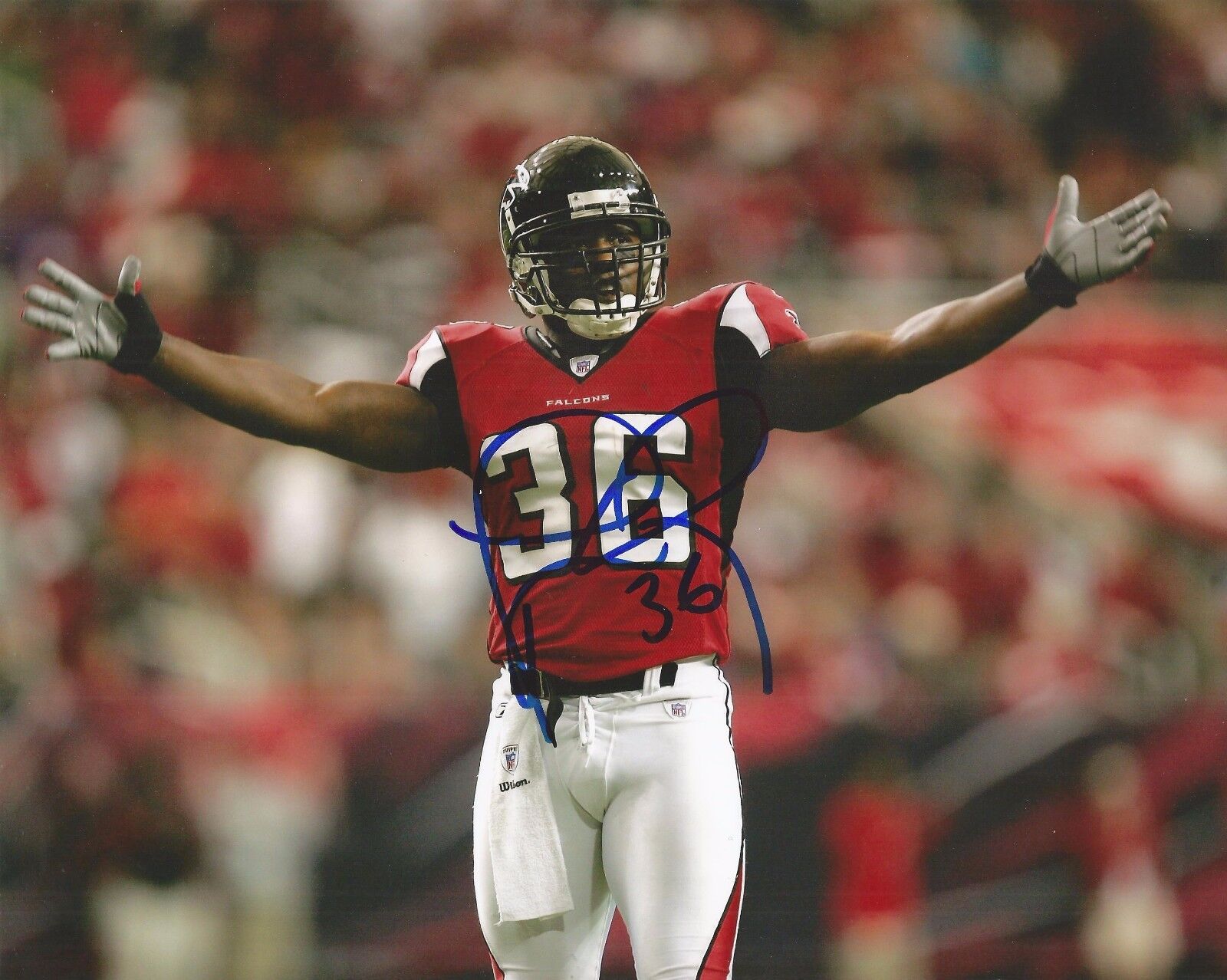 LAWYER MILLOY SIGNED ATLANTA FALCONS 8x10 Photo Poster painting #2 w/PROOF