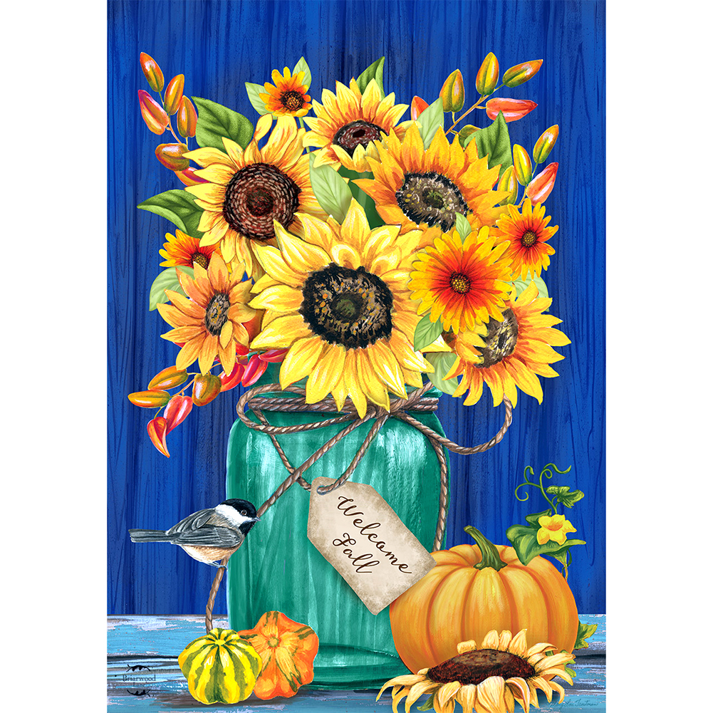 

Sunflowers - Round Drill Diamond Painting - 30*40CM, 501 Original