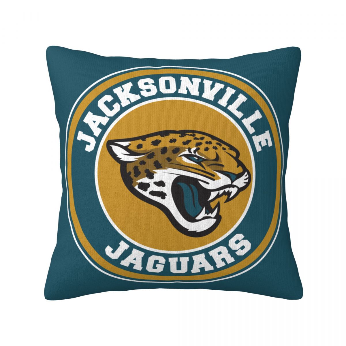Jacksonville Jaguars Circle Logo Throw Pillow Covers 18x18