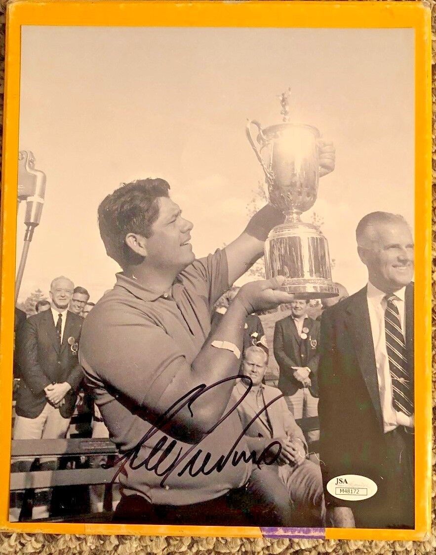 LEE TREVINO AUTOGRAPHED 8 X10 1968 U.S. OPEN Photo Poster painting JSA CERTIFIED