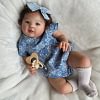 20" Opened Eyes Handmade Reborn Baby Doll Realistic Reborn Baby Girl Lelinda with Heartbeat💖 & Sound🔊 - RBBI-Myrebornbabydoll&reg; Myrebornbabydoll&reg;
