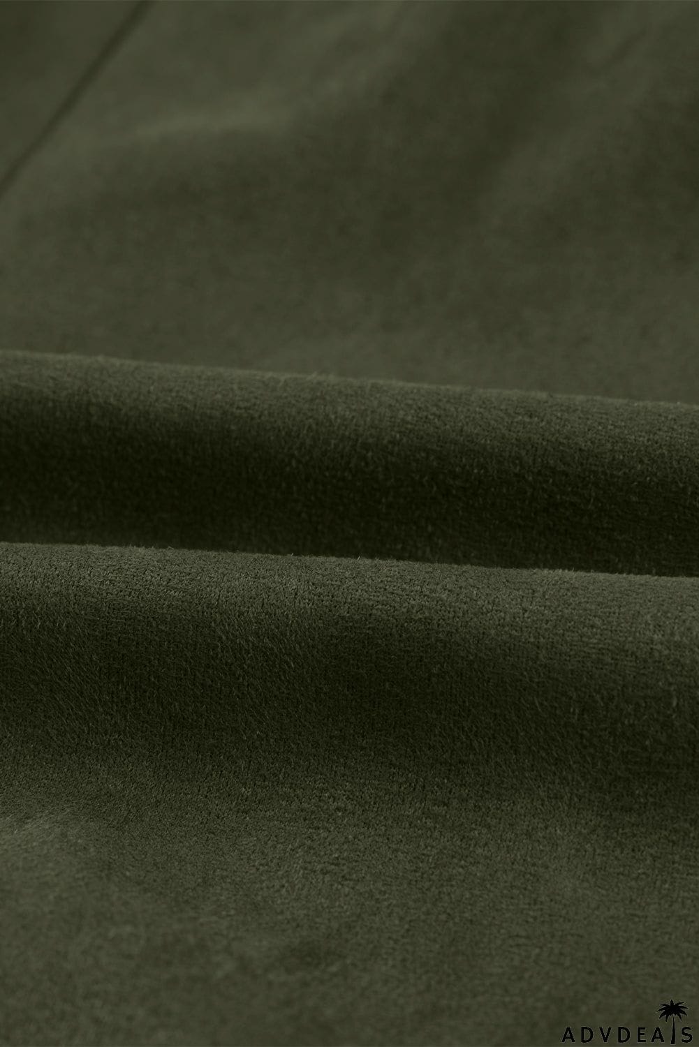 Cropped Fringe Faux Suede Jacket