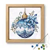 Porcelain Glass Bead Partial 11CT DIY Stamped Cross Stitch Kits for Beginners Adults Home Decor Cross Stitch Art and Crafts Kits 14.04x14.04in