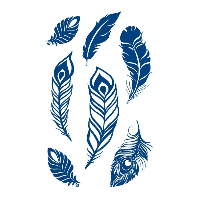 Semi-permanent Waterproof Temporary Tattoos Sun Star Moon Body Art Tattoo Sticker Full Fake Tatoo Women Men