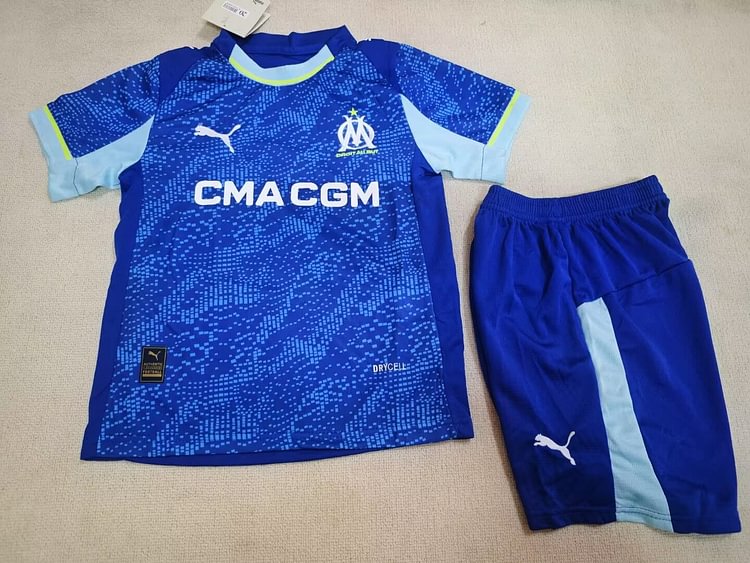 2025-26 Marseille Second Away Match Jersey - Children's Version