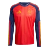 Spain Home Long Sleeve Jersey World Cup 2026