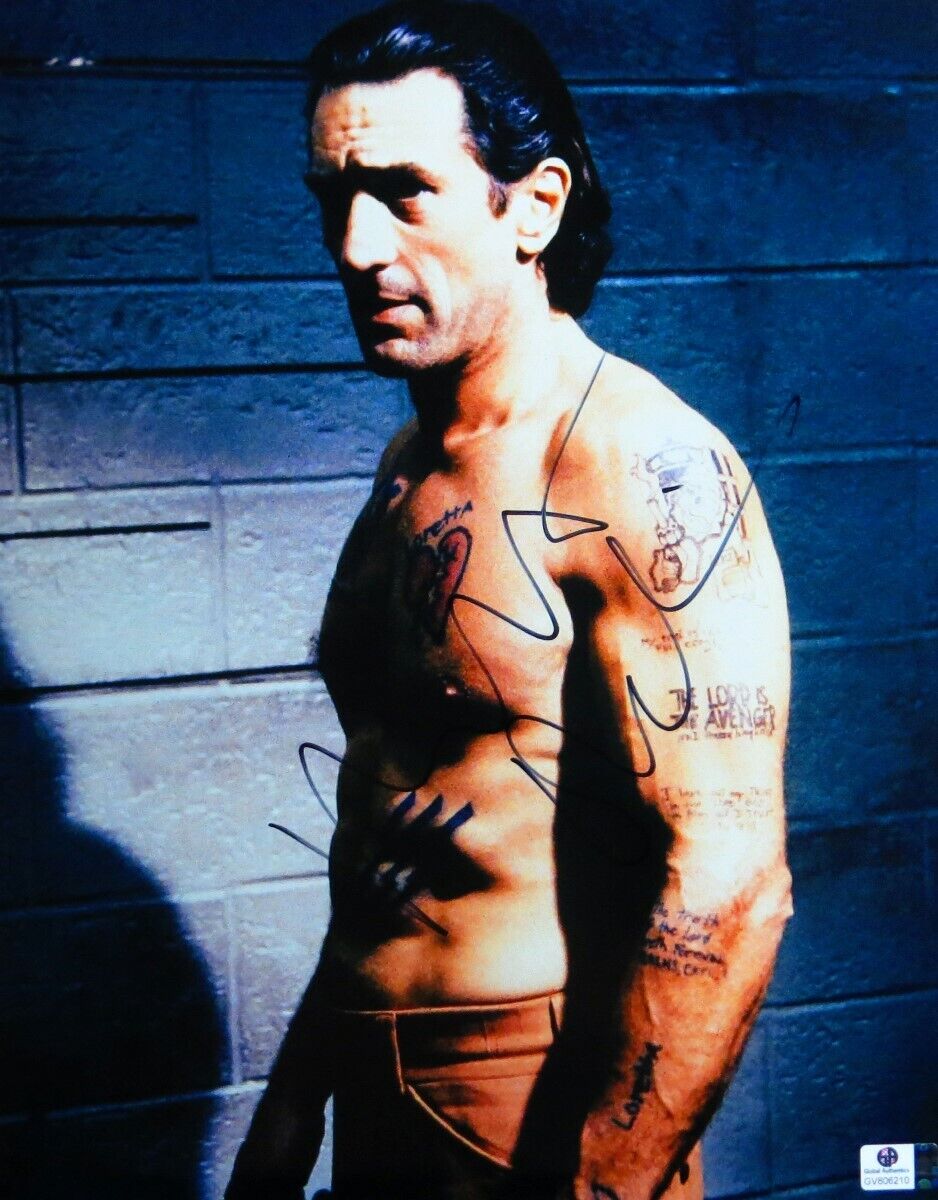 Robert De Niro Signed Autographed 11X14 Photo Poster painting Cape Fear Full Tattoos GV806210