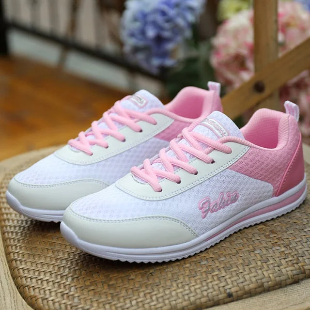 2021 New Woman Casual Shoes Breathable Women Shoes Mesh Female Fashion Sneakers Women Chunky Sneakers Shoes Sapato Feminino