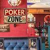 Poker zone - Vintage Metal Signs - 20*30cm/30*40cm - Warning