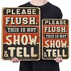Please Flush - Vintage Metal Signs - 20*30cm/30*40cm - Warning