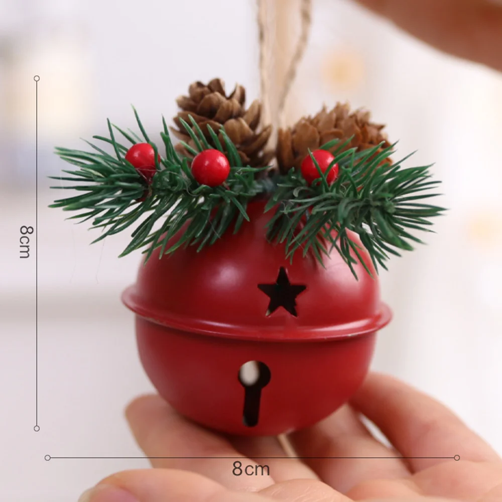 New Christmas bell small pendant home window ornaments