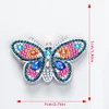 >SALE<Butterfly 5D Diamond Painting Keychain Slap Luminous DIY Pendant (dsk014)