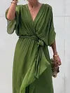 Charlotte | Chic Chiffon V-Neck Dress main image 0