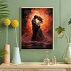 uk.everydayedeals Diamond Painting - Full Round - Sea of Fire Couple(40*50cm)