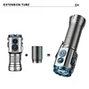 F235 Small EDC Rechargeable Flashlights 2500Lumens Pocket flashlight High lumens With Clip Super bright torch light