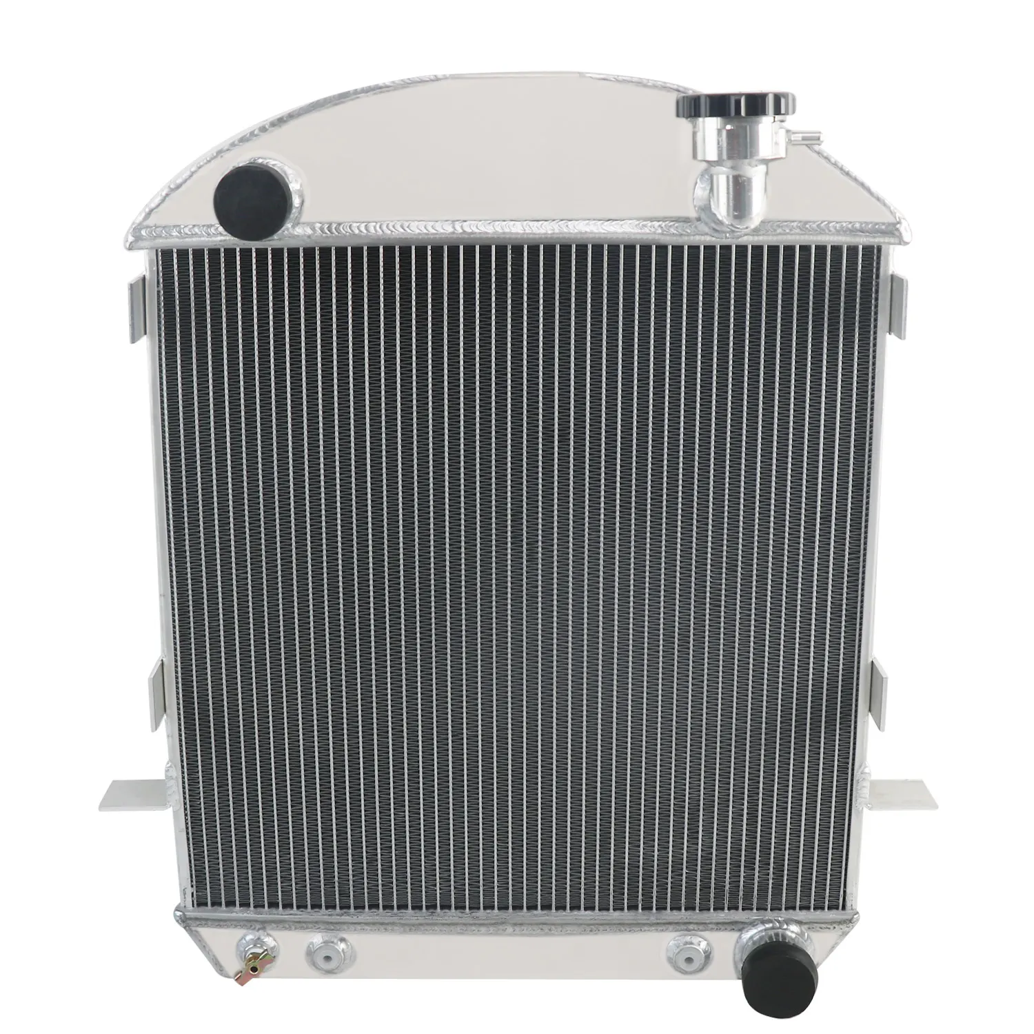 CC1005 3 Row Aluminum Radiator For Ford Model T Bucket GM Chevy Engine ...