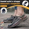 Gioiacombo&trade; Sandali sportivi estivi traspiranti con lacci per uomo e donna