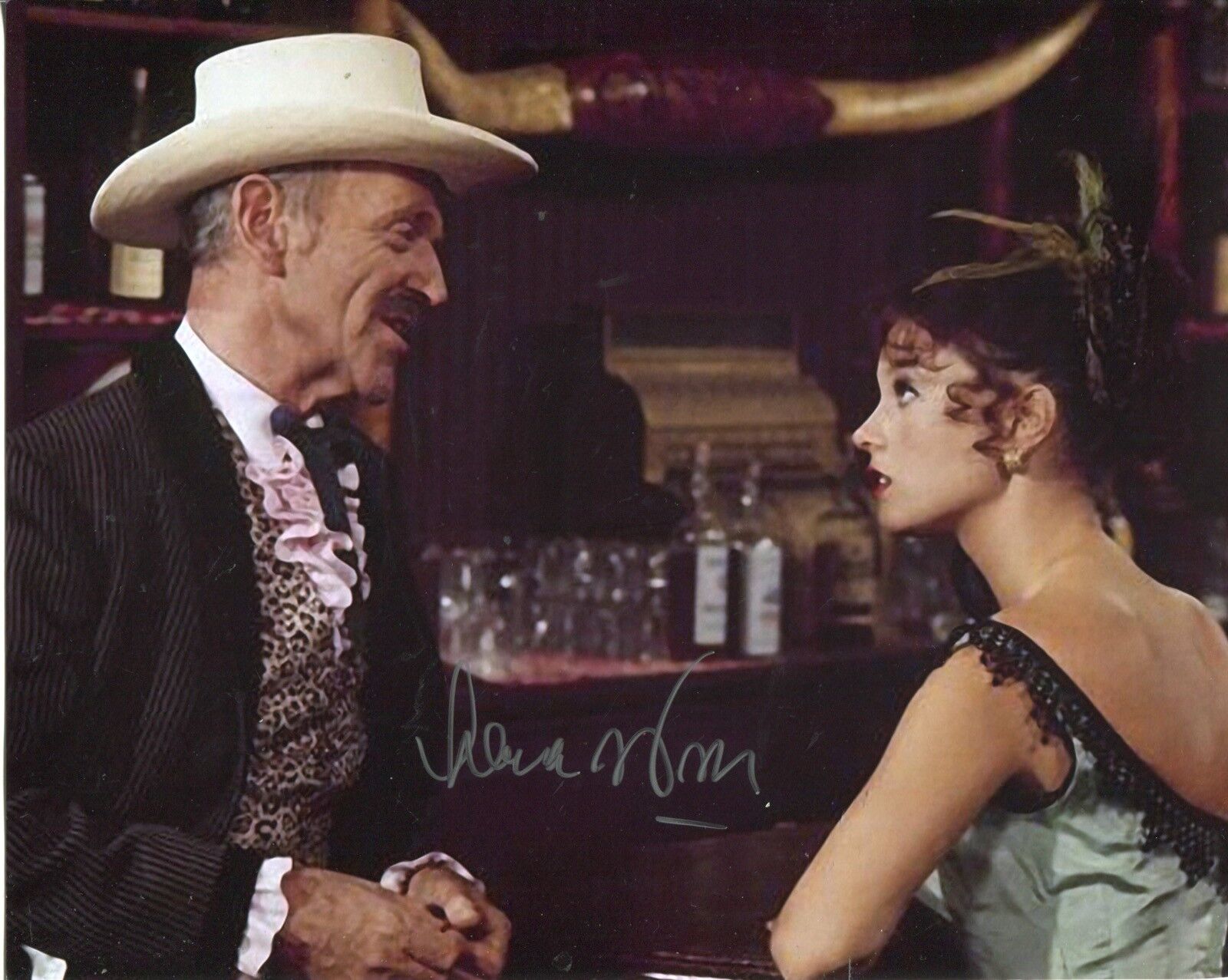 Bond girl LANA WOOD signed THE OVER THE HILL GANG RIDES AGAIN Photo Poster painting UACC DEALER