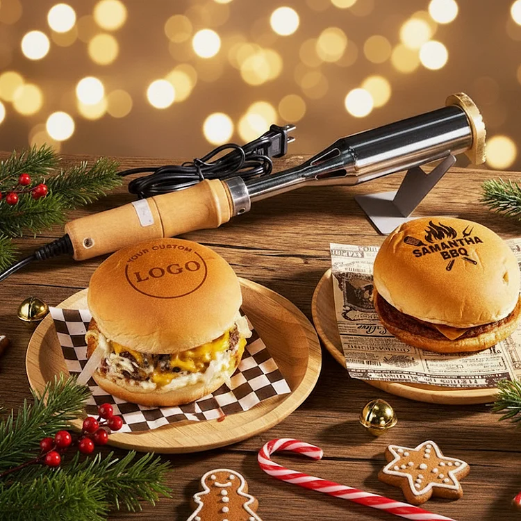 Personalized Wood Branding Iron, Custom Electric Branding Iron with Custom Stamp, Christmas Gift for Woodworkers