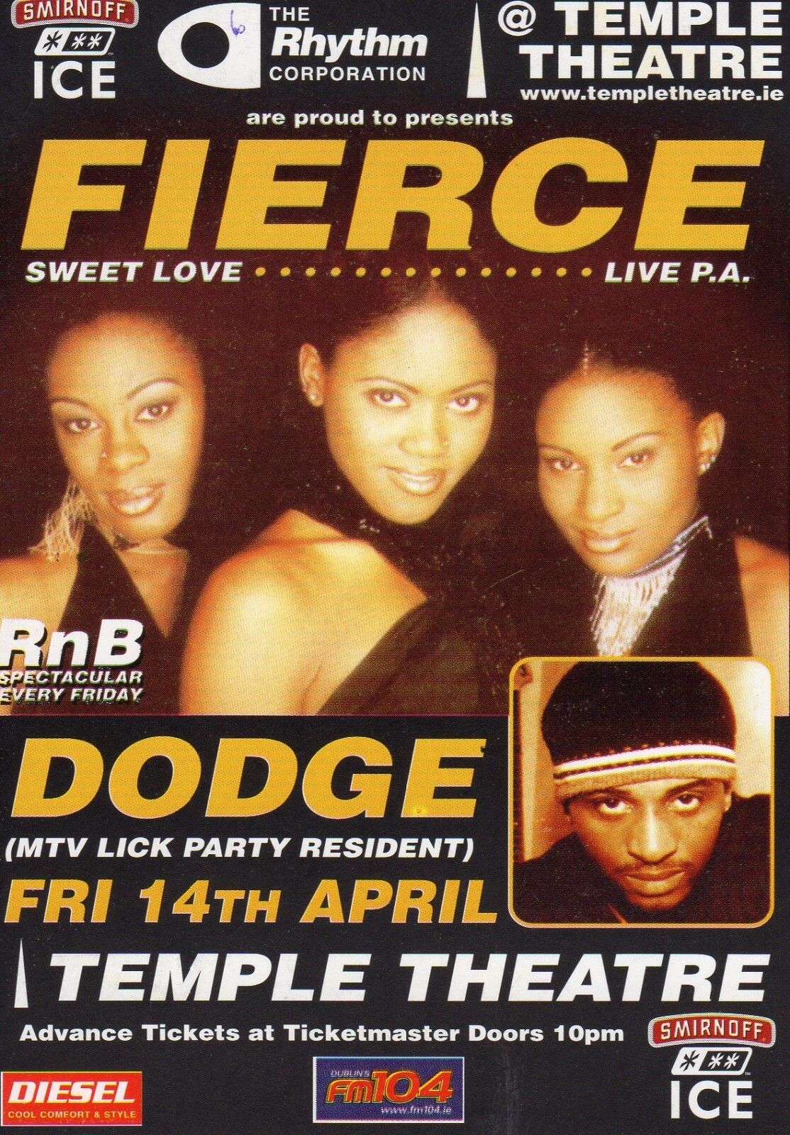 FIERCE AUTOGRAPH, R&B MUSIC, GIRL BAND