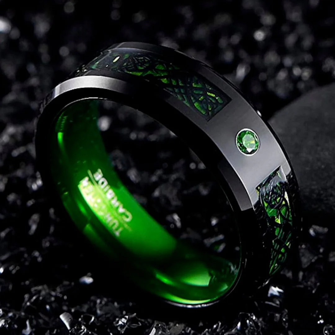 'Green Grass' Rings