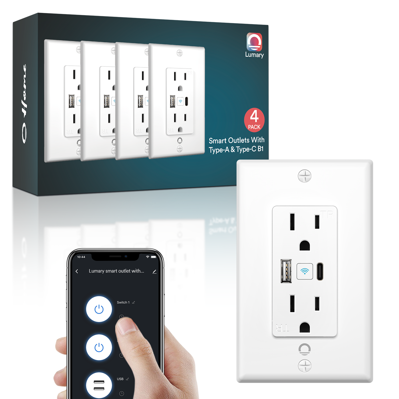 [smart lighting outlet dimmer switch smart home]-[lumary]
