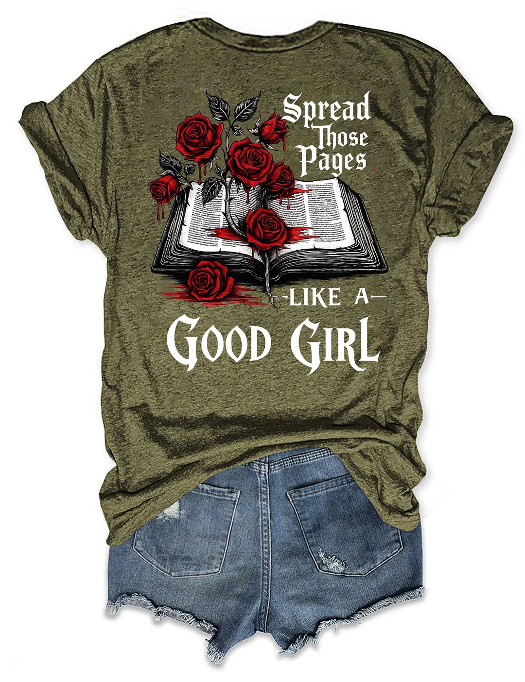 Spread Those Pages Like A Good Girl T-shirt