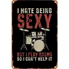 Drum Kit - Vintage Metal Signs(8*12Inch)